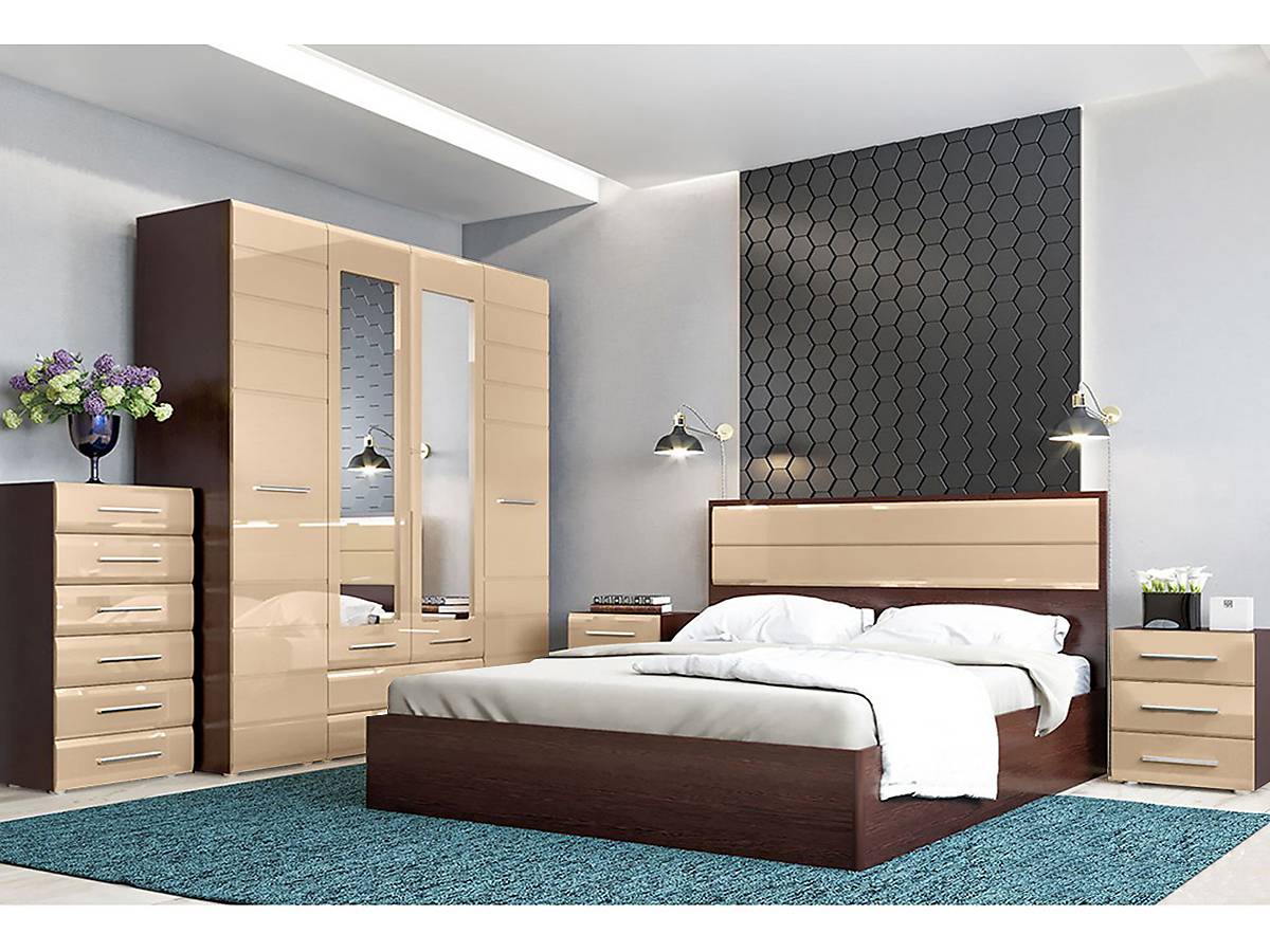 Спальня Инесса New — 2 цвета фасада на выбор